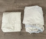 Feather & Stitch 500TC Queen Sheet Set 2PC 100% Cotton Sateen 18IN Deep. Fixed Price $27.99.