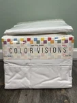 Color Visions West Point Stevens Twin Flat Sheet White Luxury Percale Lot Of 10!. Fixed Price $34.99.
