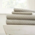 Merit Linens Ultra Soft Honeycomb Pattern 4 Piece Bed Sheet Set Queen Size - New. Fixed Price $35.99.