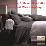 6 Piece Deep Pocket Super Soft Egyptian Bamboo Comfort Feeling New Bed Sheet Set. Fixed Price $31.99.