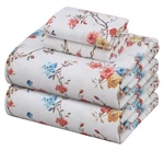 Zoyer Flannel Sheets Size - 100% Cotton Double Queen, French Garden. Fixed Price $68.99.
