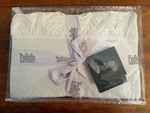 Piu Belle King Sheet Set 100% Light White Cotton Portugal Luxury 4 Pc New. Fixed Price $120.00.
