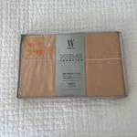 Wamsutta 100% Combed Pima Cotton Sateen 400 Tc Queen Flat Sheet Melon Orange. Fixed Price $29.99.