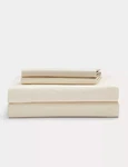 Ralph Lauren Sloane Anti-microbial 4-PC. Sheet Set King $220 Ivory 100% Cotton. Fixed Price $110.00.