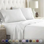 Hc Collection Bed Sheets Set, Hotel Luxury Platinum Assorted Sizes Colors. Fixed Price $39.87.