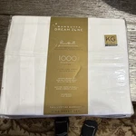 Wamsutta Dream Zone 1000+ Tc Cotton King Sheet Set White. Fixed Price $620.00.