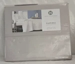 Hotel Collection Supima 680 Thread Count Queen Flat Sheet 90" X 108" Palladium. Fixed Price $88.88.