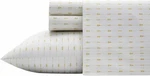 Tommy Bahama 223614 Pineapple Pinstripe Sheet Set, Green, Queen 100% Cotton Perc. Fixed Price $78.41.