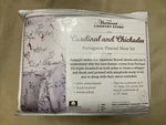 King Set The Vermont Country Store Cardinal And Chickadee Flannel Sheet Bird. Fixed Price $145.52.
