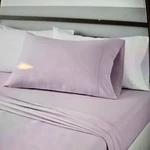 Lavender Twin Set Solid Color With Pillowcase, Fitted & Flat. Fixed Price $14.00.