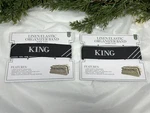 Set Of Target Bullseye Linen Elastic King Bed Sheet Organizer Bands 2024 New. Fixed Price $7.99.