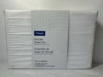 Casper Sleep Percale Sheet Set 100% Organic Cotton Twin Xl White 3 Pieces. Fixed Price $74.97.