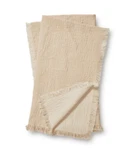 New Magnolia Home By Joanna Gaines X Loloi Throw Blanket W/fringe Beige Natural. Fixed Price $52.00.