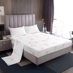 Feelyou Pink Bowknot Bed Sheets Set Watercolor For Kids Boys Gi.... Fixed Price $52.03.