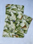 2 Tommy Bahama Palmiers Pillow Shams Pair Of King Size Tropical Leaves. Fixed Price $29.99.