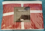 Full Sheet Set - Hampton Collection Red (maroon) Stripes Micro Fiber. Fixed Price $22.00.