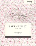 Laura Ashley King Sheet Set Evie Pink Vert-green Floral 4PC Farmhouse Shabby. Fixed Price $77.39.