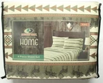 Mossy Oak Home 4-PIECE Sheet Set King Moose Bear Stripe Mf Multi Cabin Lodge. Fixed Price $29.99.