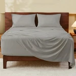 Gokotta 4-PCS Queen Sheet Set 18-21" Deep Pockets Microfiber Hotel Luxury Grey. Fixed Price $77.57.