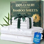 Decolure 100% Organic Viscose Derived From Bamboo Sheets King Size 6PCS - Ultra. Fixed Price $126.49.