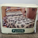 Franco Full Cotton Flannel Sheet Set Cameo Deer Rustic Cabincore Hunting. Fixed Price $29.95.