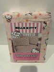 Nwt Hello Kitty Twin Sheet Set Pink Floral Daisy Jay Franco & Sons Bedding New. Fixed Price $38.95.