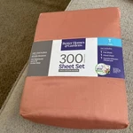 Better Homes & Gardens 300 Thread Count 100% Cotton Wrinkle Resistant Sheet Set,. Fixed Price $18.69.