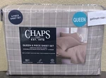Chaps By Ralph Lauren 6P Queen Sheet Set W/4 Pillowcases Taupe Checkered Checked. Fixed Price $42.99.