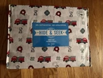New Malibu Collection Hide & Seek Fire Engine Full Sz Egyptian Cotton Sheet Set. Fixed Price $69.99.