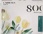 Carressa Linen 100% Egyptian Cotton Sheets Queen Size 800 Thread Count 4 Pc. Fixed Price $50.00.