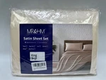 Mr&hm Satin Sheets, King Size Set, 4 Pcs Silky Bedding With 15. Fixed Price $25.41.