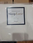 Charter Club Sleep Luxe Full Ivory Cotton Flannel 4-PC. Sheet Set. Fixed Price $49.99.