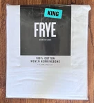 New Frye King Sheet Set 100% Cotton Woven Herringbone 4 Pc White-original Bag. Fixed Price $84.79.