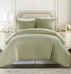 King Hc Collection Sage Microfiber 1500 Thread Lightweight Duvet Cover Set. Fixed Price $17.99.