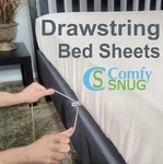 Comfy-snug Cal King Bed Sheet Set Microfiber Taupe Latex Hypoallergenic. Fixed Price $39.99.