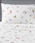 Pillowfort Cotton Kids' Full Sheet Set Bedding Polka Dot Sun Dog. Fixed Price $17.00.