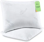 Zen Bamboo Pillows - Queen Size 2 Pack Of Ultra Plush, Down Alternative. Fixed Price $29.95.
