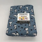Berkshire Blanket & Home Co Peanuts Full Sheet Set Snoopy Dog Blue. Fixed Price $39.99.