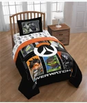 Overwatch Team Up Twin Comforter Sheets & Pillowcase 4 Pc Set Colorful. Fixed Price $56.56.