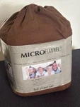 Shavel Micro Flannel Full Set New Unopened Brown Soft Luxury. Fixed Price $38.61.
