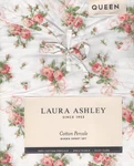 Laura Ashley Queen Sheet Set Ribbon Bouquet Red 4PC Cottage Farmhouse Chic Green. Fixed Price $68.39.