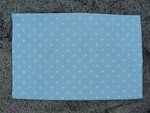 Pottery Barn Teen Dottie Polka Light Blue Twin Flat Sheet Euc. Fixed Price $14.00.