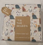 Tis The Season 4 Pc Christmas Cats Full Sheet Set. Fixed Price $25.00.