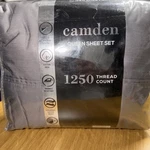 Aq Textiles Camden Sateen 1250 Tc 4 Pc. Sheet Set, Queen, Gray. Fixed Price $42.88.