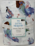 New Pottery Barn Kids Disney Little Mermaid Queen 4-PIECE Sheet Set. Fixed Price $159.95.