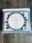 Imperial Collections Flannel 3 Piece Twin Sheet Set 100% Cotton. Fixed Price $20.00.