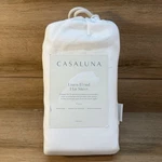 Casaluna Full Size Linen Blend Flat Sheet - White ( Fresh ). Fixed Price $23.79.