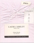 Laura Ashley Full Sheet Set Jaynie Ticking Stripe Pink 4PC Cottage Farmhouse. Fixed Price $55.00.