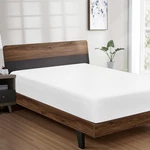 Hotel Quality Bed Sheets Bulk Packs, White Flat Deep Pocket Fitted. Fixed Price $15.99.