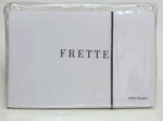 Frette One Bourdon King Duvet Cover White/grey 100% Cotton Percale. Fixed Price $398.00.